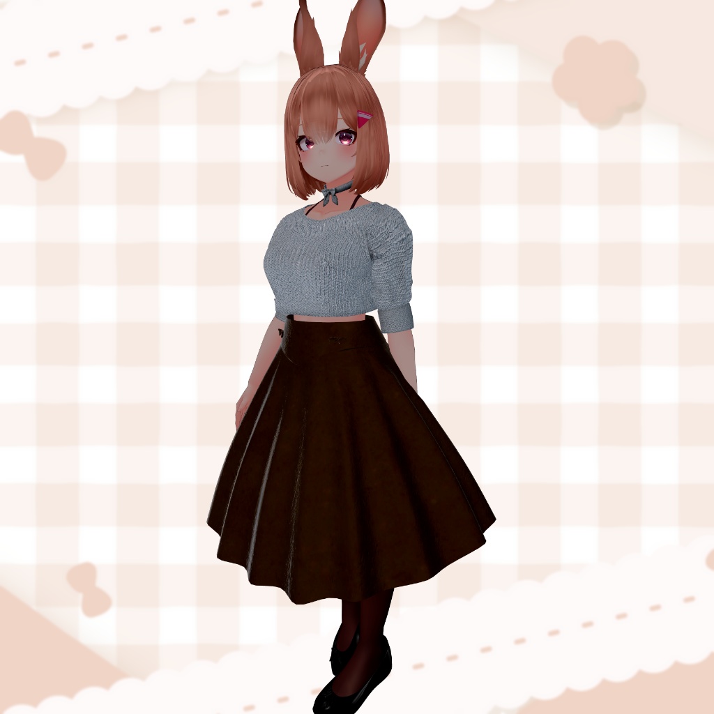 【3アバター対応】バレエコア風コーデ【MA対応】