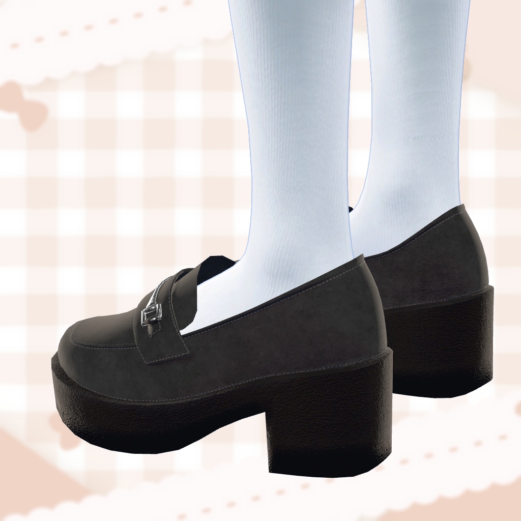 【31アバター対応】シンプルな厚底ローファー【MA対応】