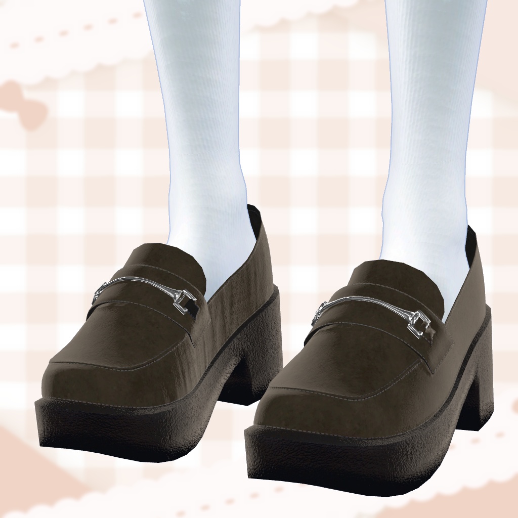 【31アバター対応】シンプルな厚底ローファー【MA対応】