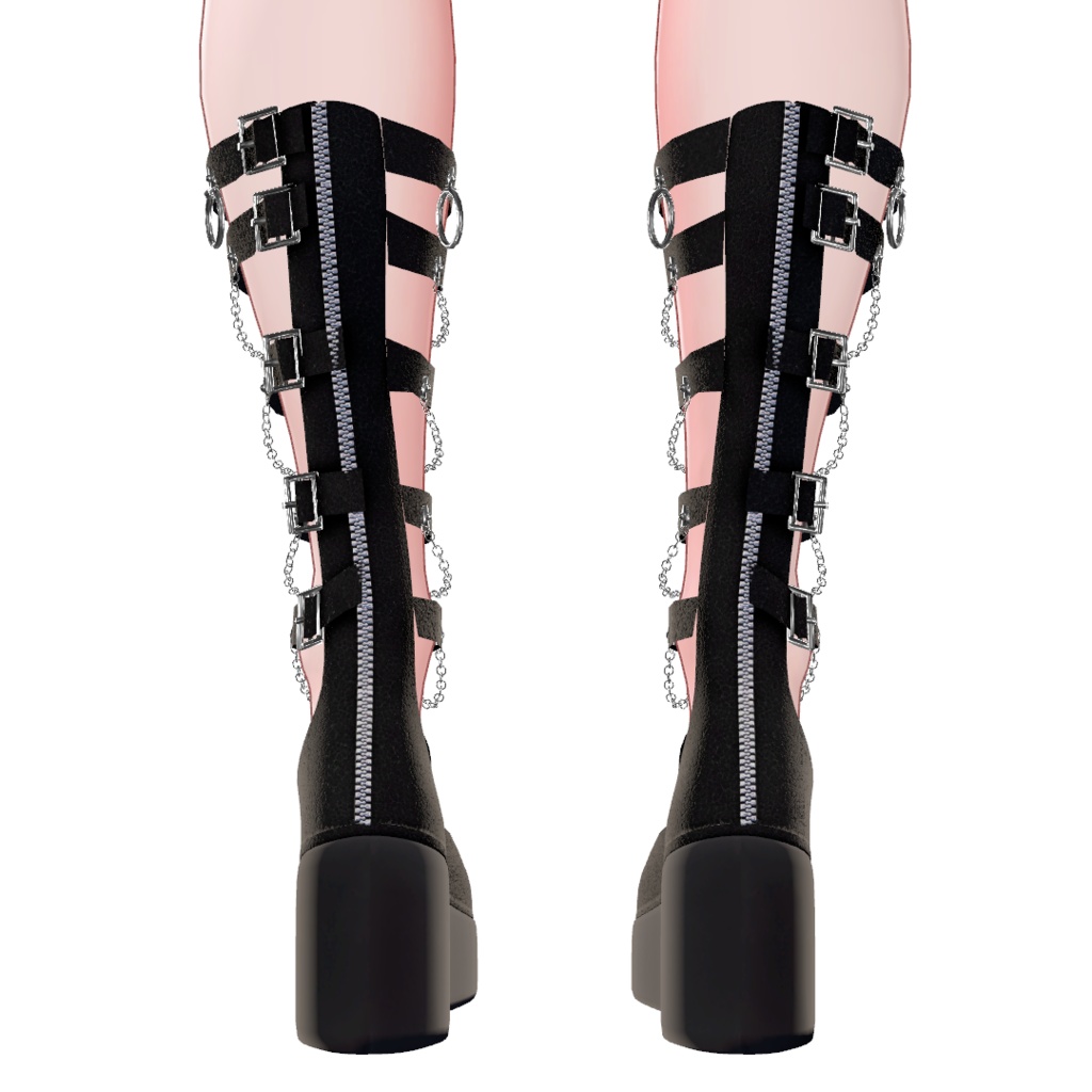 【3アバター対応】ベルトブーツ【MA対応】