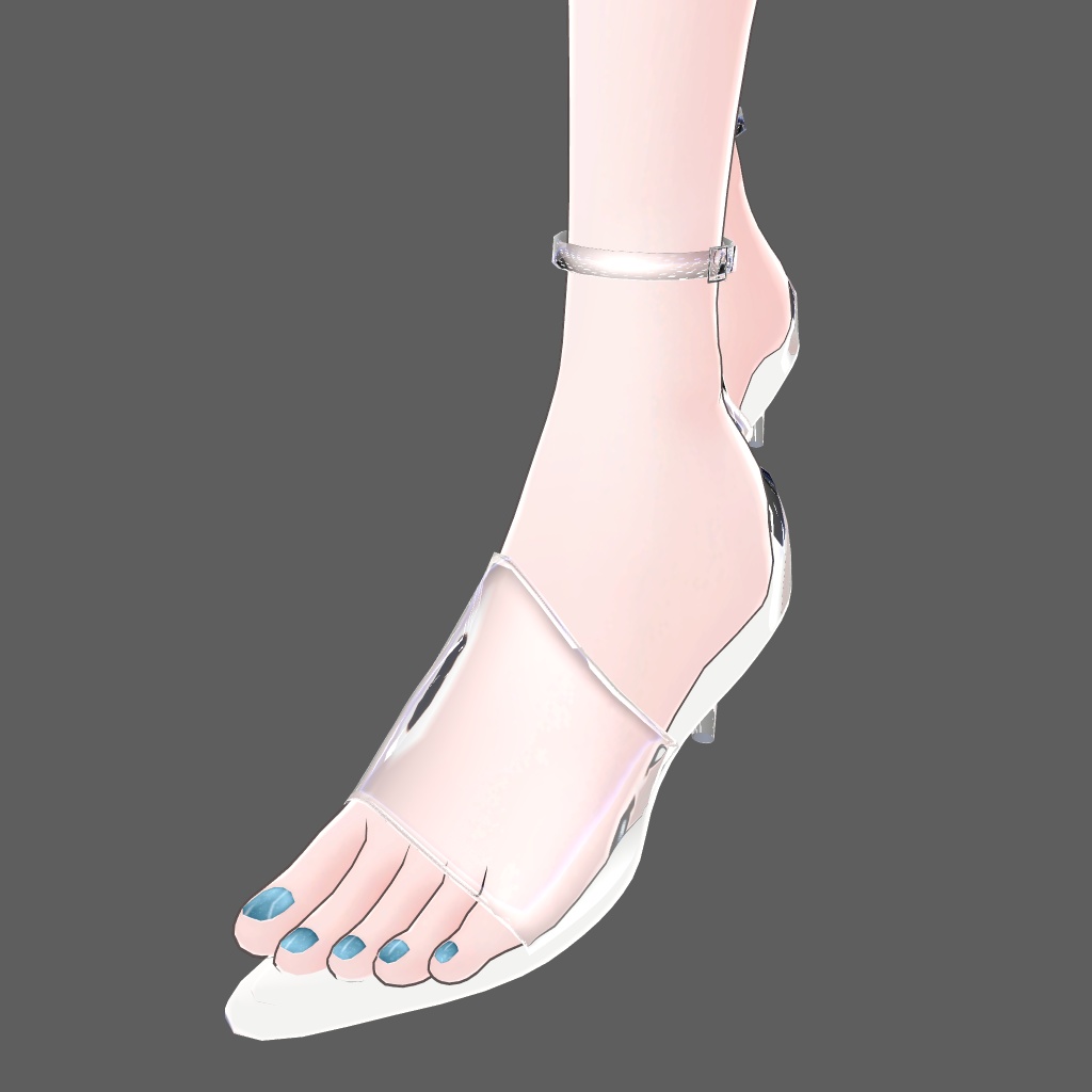 【17アバター対応】クリアパンプス【MA対応】