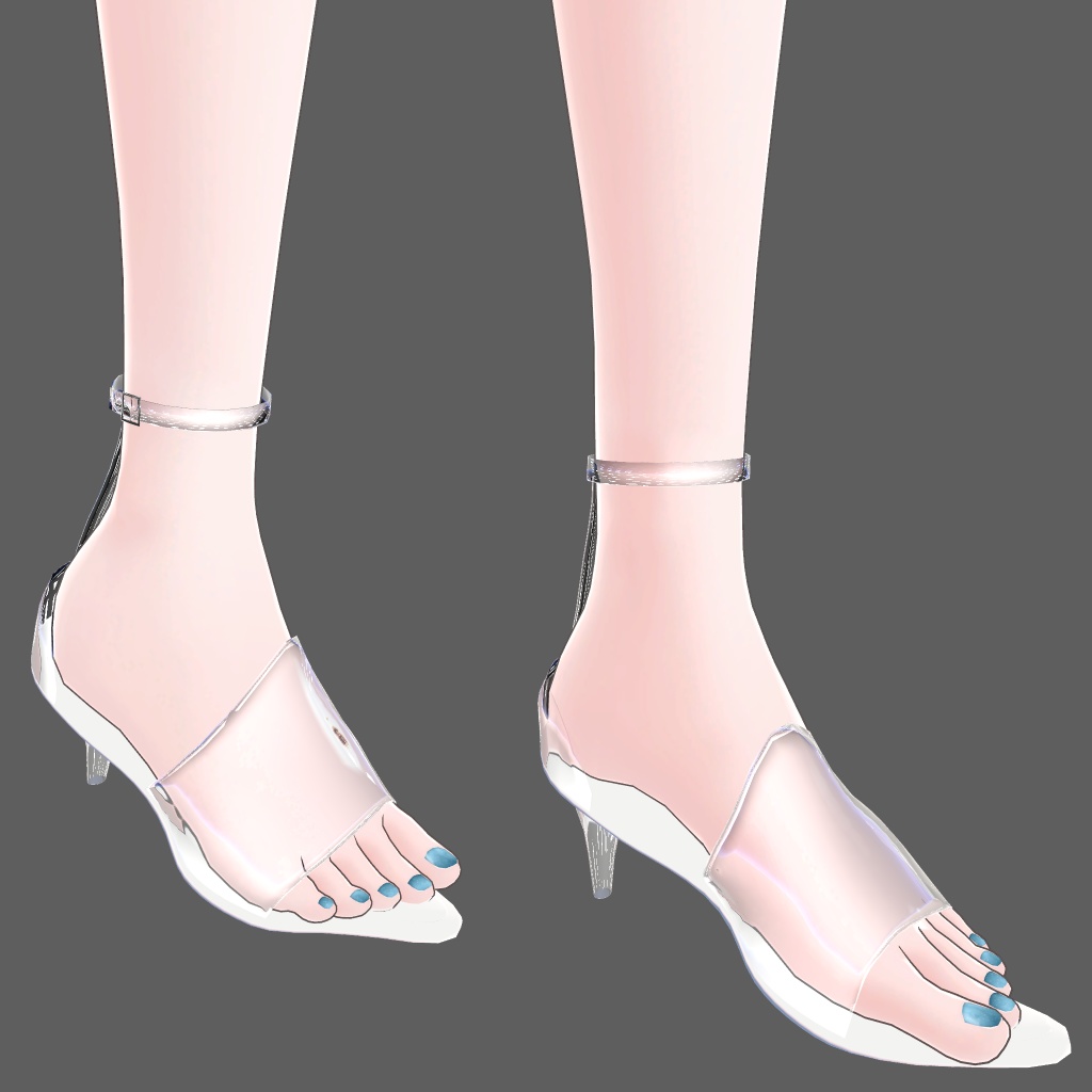 【17アバター対応】クリアパンプス【MA対応】
