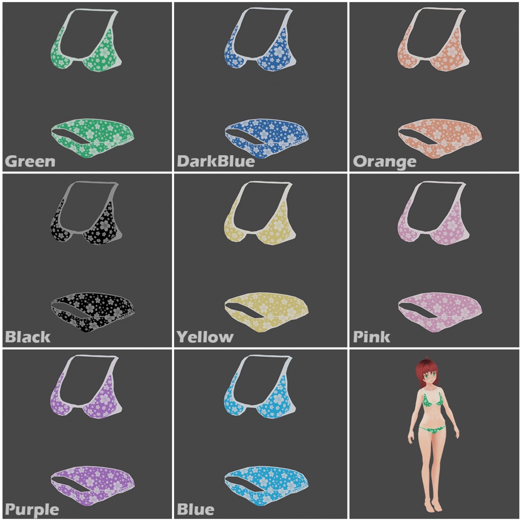 Bikini (different Collors)