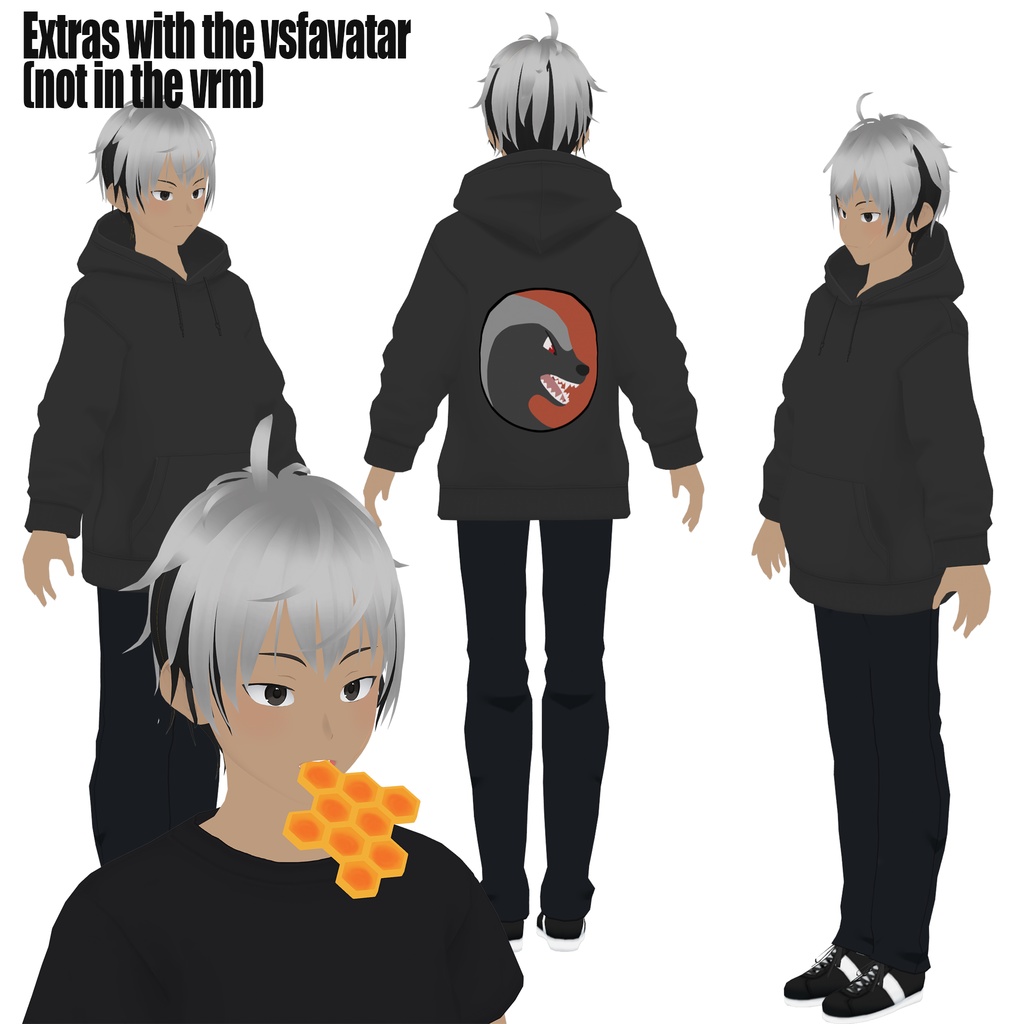 Honey badger boy (Vtube Avatar)