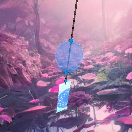 japanese glass chime