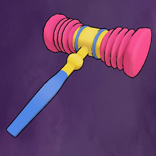 rubber hammer fbx modle for VTuber