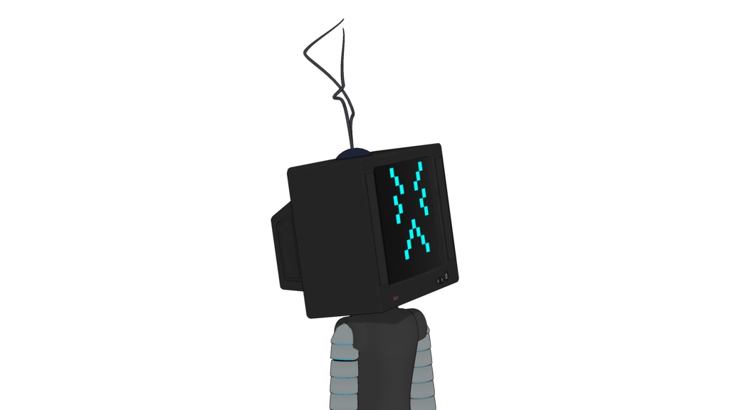 Prefabricated 3D VTUBER / TV-Head / VRM / for commercial use / 3D Vtuber / Basis / Ready-to-use model for streaming