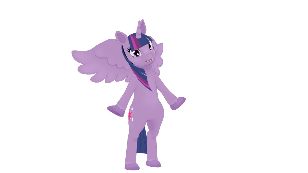 MLP 3D VTUBER / Twilight Sparkle / VRM / 3D Vtuber / MLP / Ready-to-use model for streaming