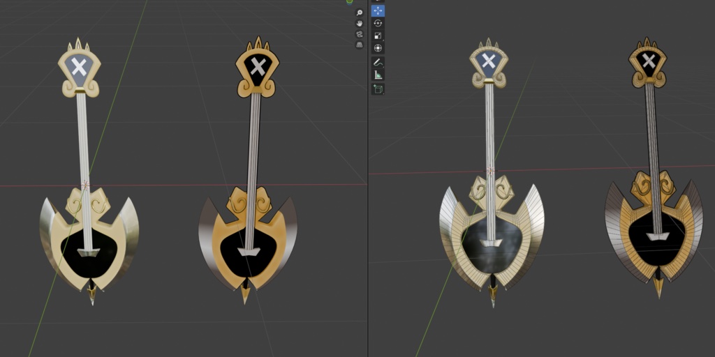 3D Model // Adams GittarenAxt // Hazbin Hotel // FBX // V-Tuber Accessoires