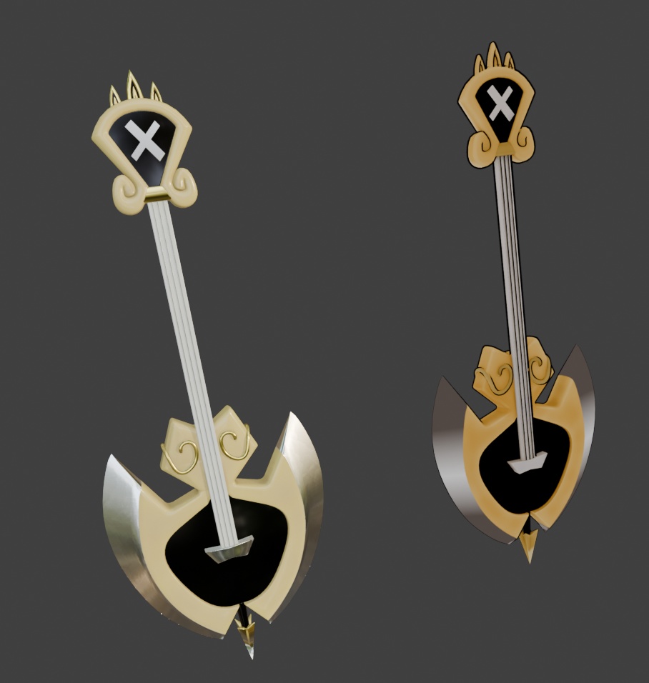 3D Model // Adams GittarenAxt // Hazbin Hotel // FBX // V-Tuber Accessoires