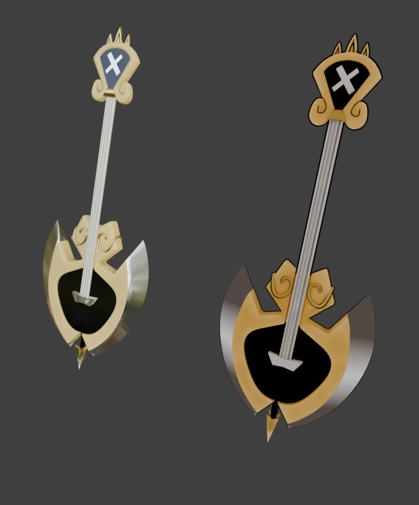 3D Model // Adams GittarenAxt // Hazbin Hotel // FBX // V-Tuber Accessoires