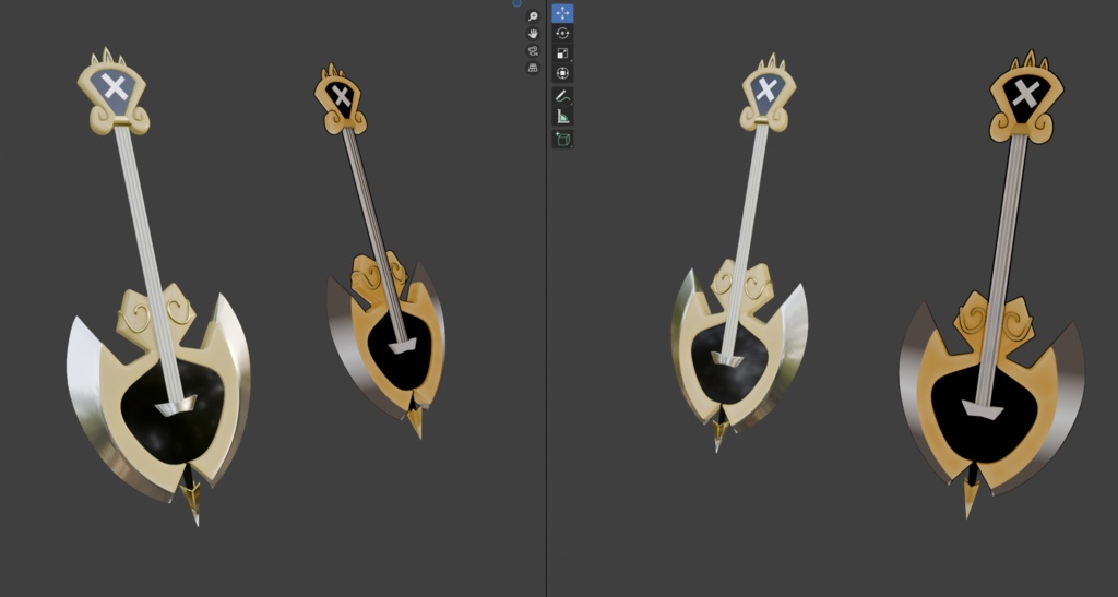 3D Model // Adams GittarenAxt // Hazbin Hotel // FBX // V-Tuber Accessoires