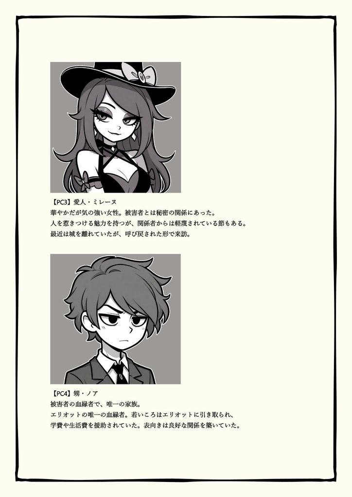 【無料公開】マーダーミステリー『虚影に絡まる財産』