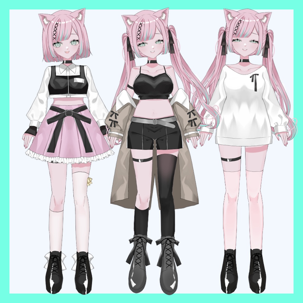 【限定1点】アイドルっぽい女の子 Vtuber用Live2Dモデル【VTS/nizimaLive】