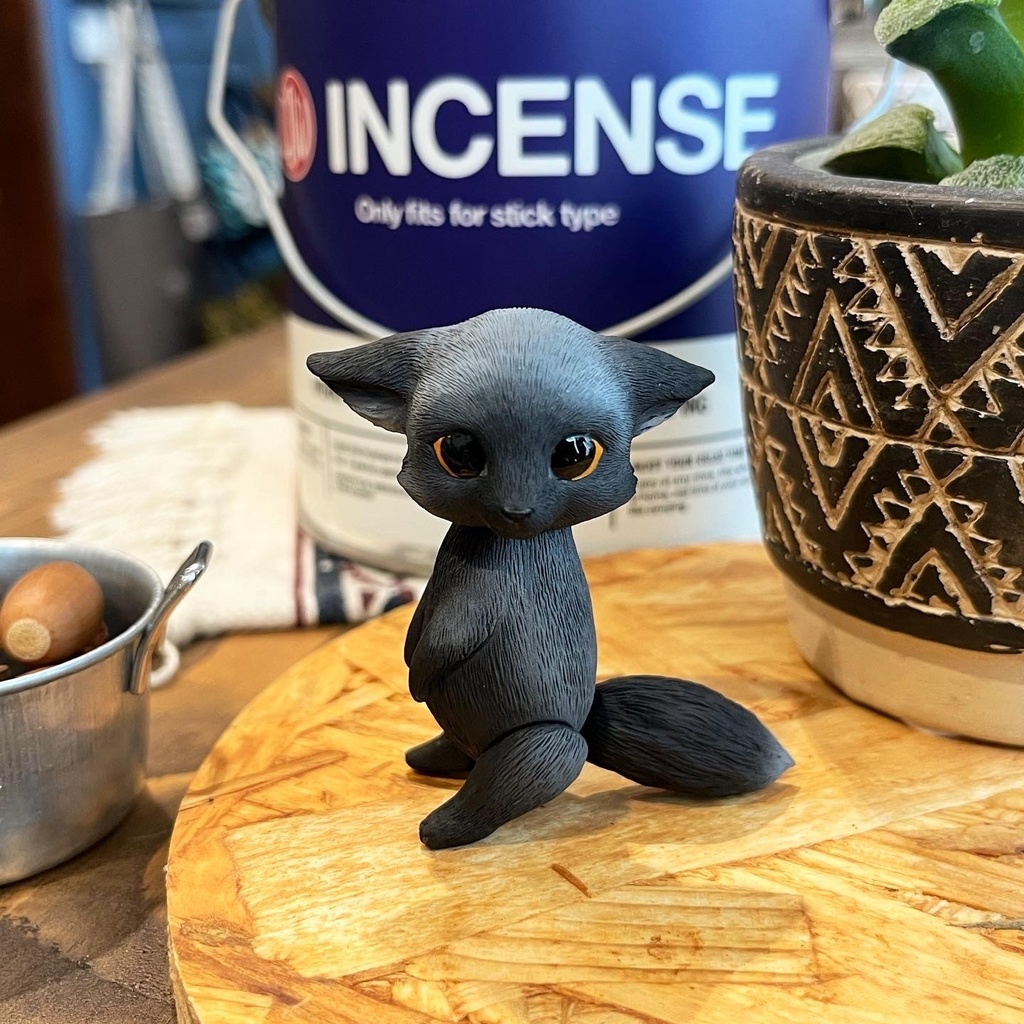 キツネのドール*シルバーフォックス