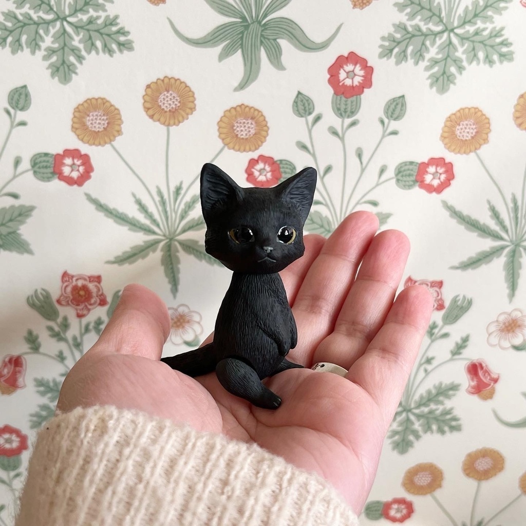 ネコのドール*黒ネコ