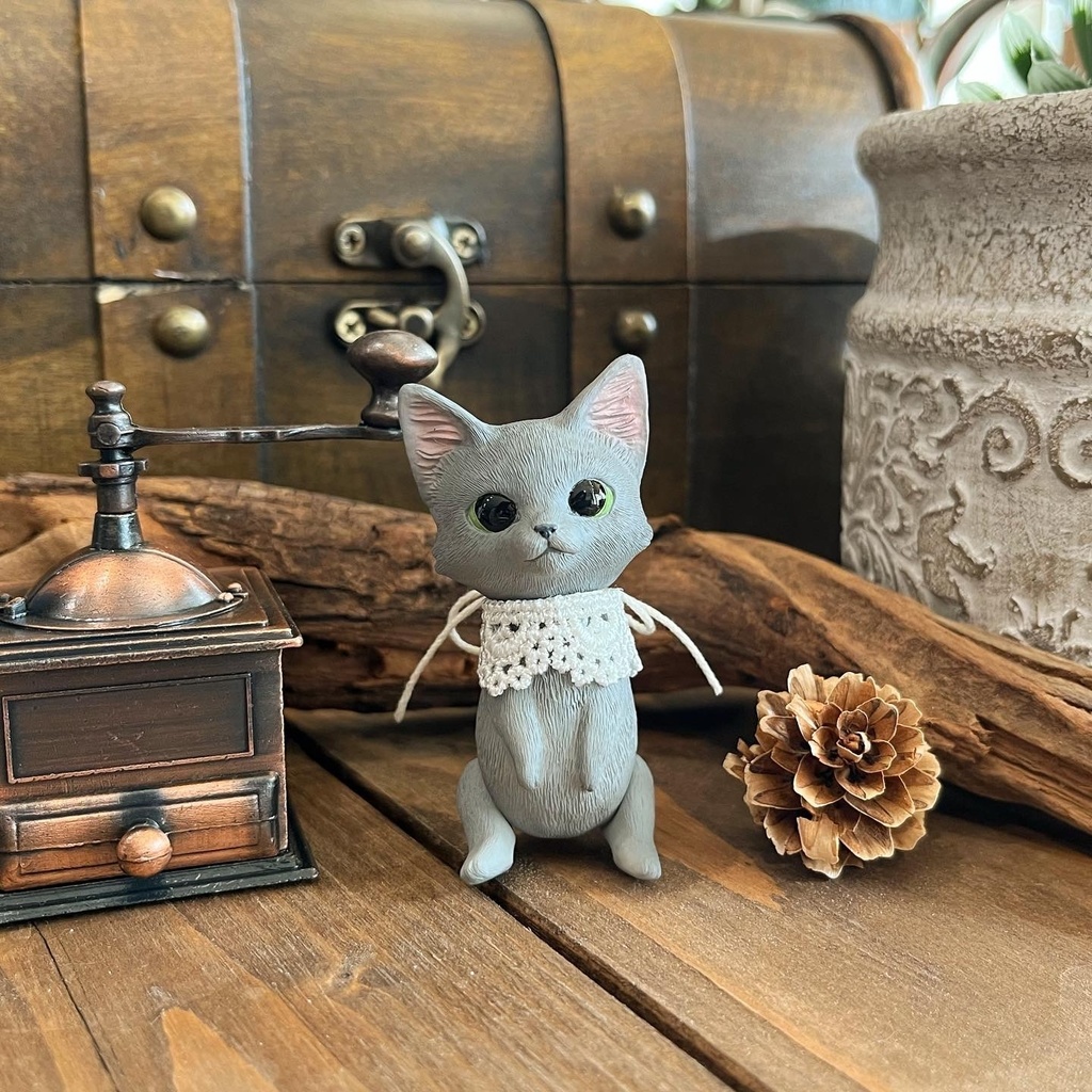 ネコのドール*ロシアンブルー