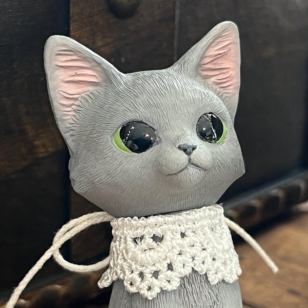 ネコのドール*ロシアンブルー