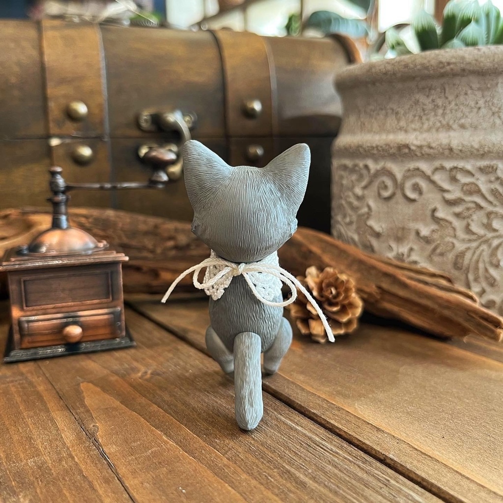 ネコのドール*ロシアンブルー