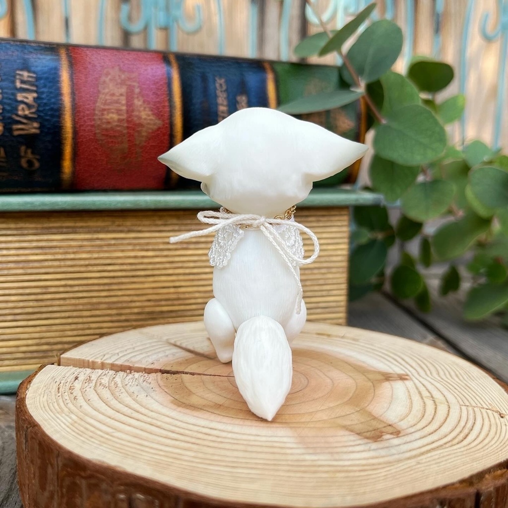 キツネのドール*ホッキョクギツネ