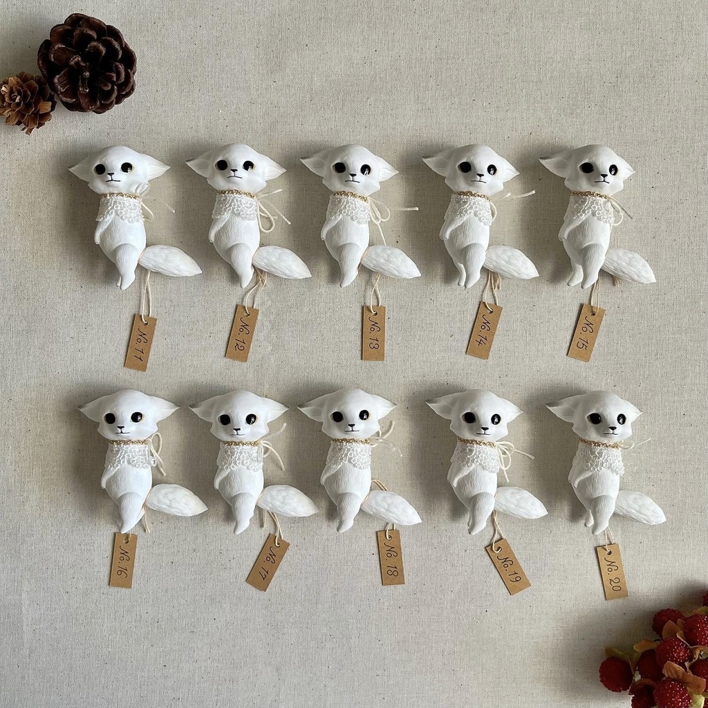 キツネのドール*ホッキョクギツネ