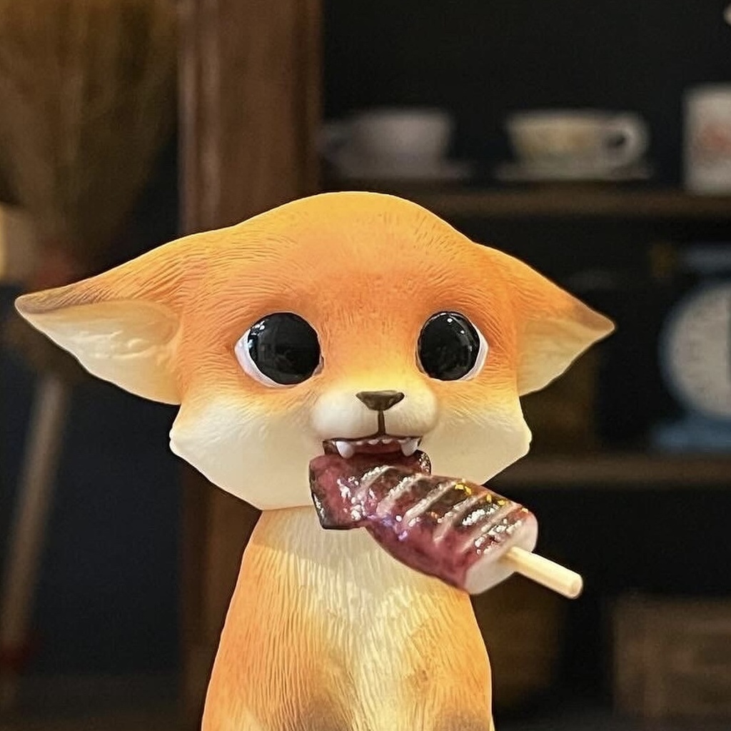 キツネのドール*アカギツネ ガブガブver.