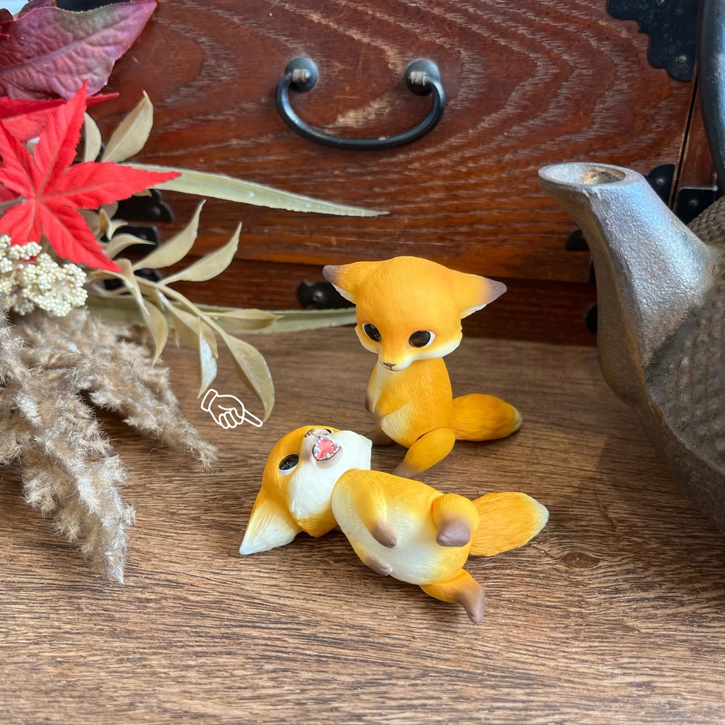 キツネのドール*キタキツネ ガブガブver.