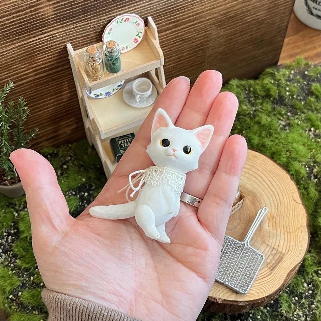 ネコのドール*白猫