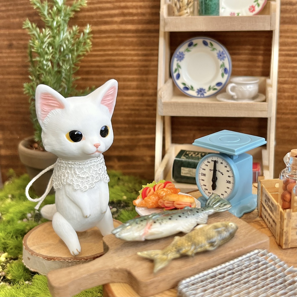 ネコのドール*白猫