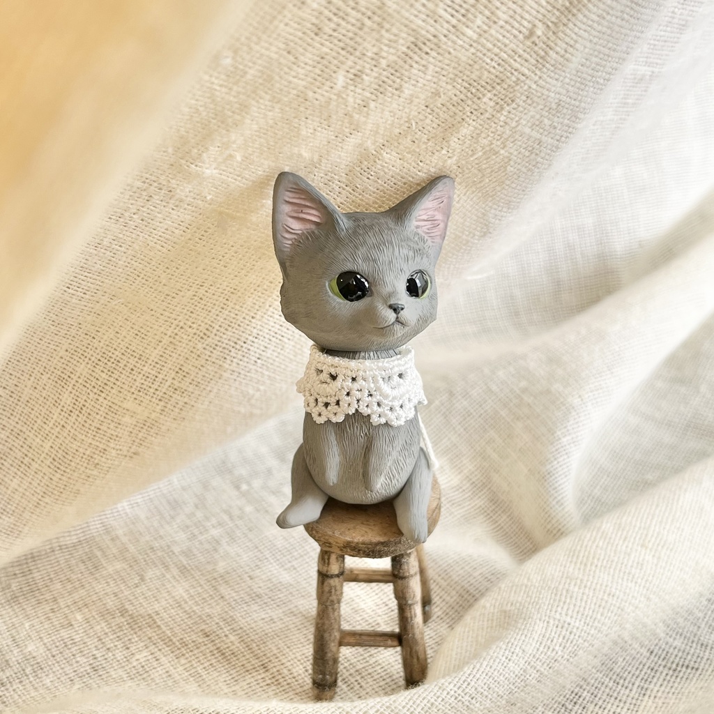 ネコのドール*ロシアンブルー