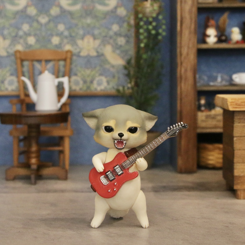 Uitta Doll mini wolf ギタリスト*シンリンオオカミ