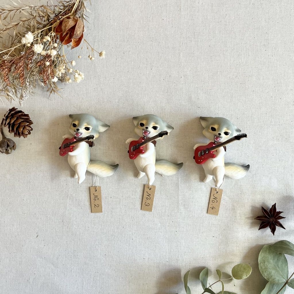 Uitta Doll mini wolf ギタリスト*シンリンオオカミ