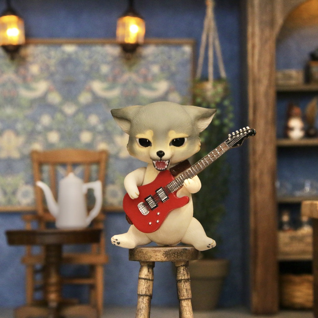 Uitta Doll mini wolf ギタリスト＊シンリンオオカミ