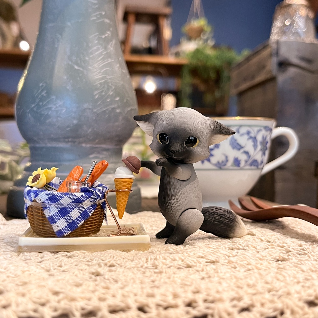 Uitta Doll mini fully fox*シルバーフォックス