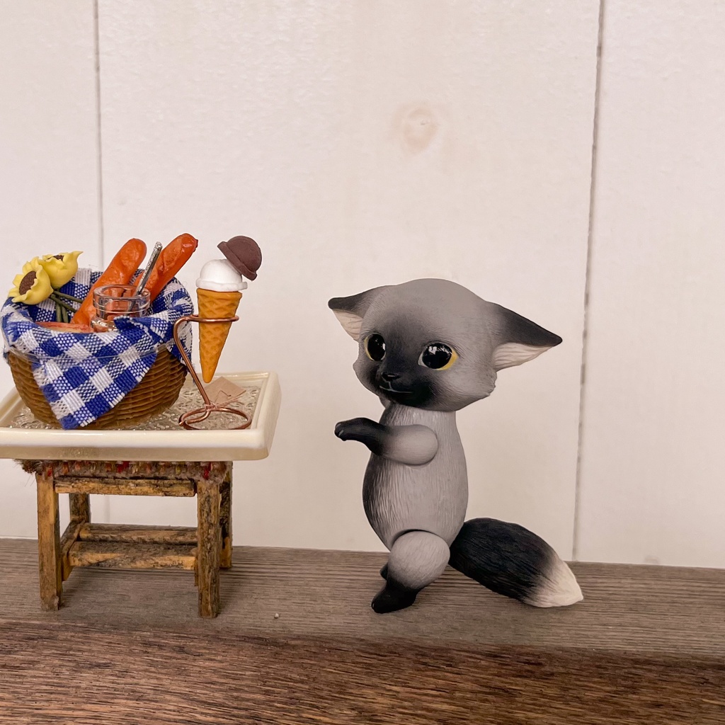 Uitta Doll mini fully fox*シルバーフォックス