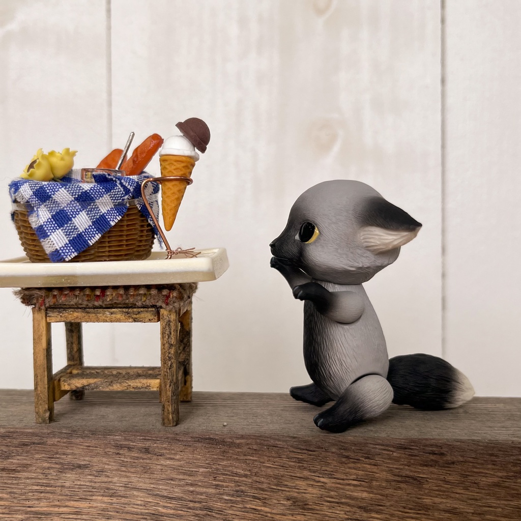 Uitta Doll mini fully fox*シルバーフォックス