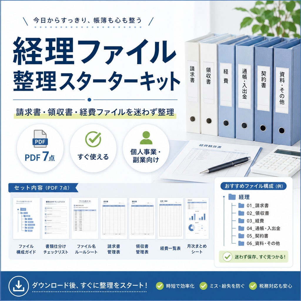 経理ファイル整理スターターキット