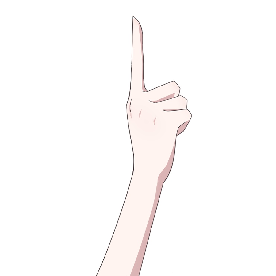 おてて素材#02 ナイショだよ?