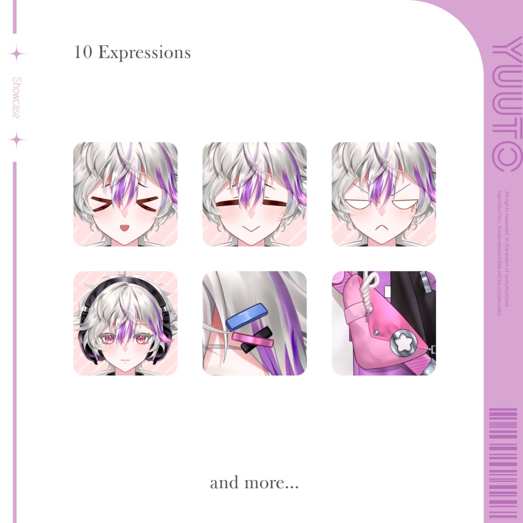 【Live2Dモデル】Cute Boy Yuuto | 10 expressions