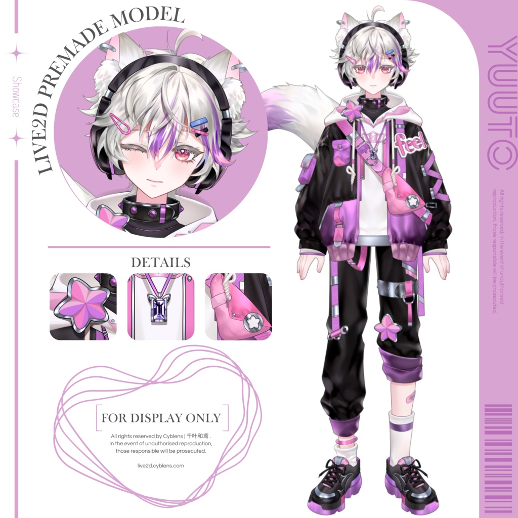 【Live2Dモデル】Cute Boy Yuuto | 10 expressions