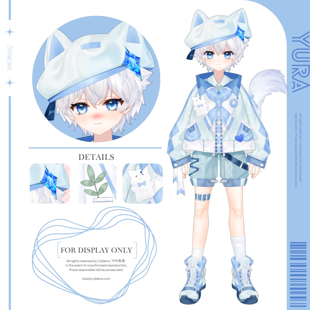 【Live2Dモデル】Little Boy Yura | 11 expressions