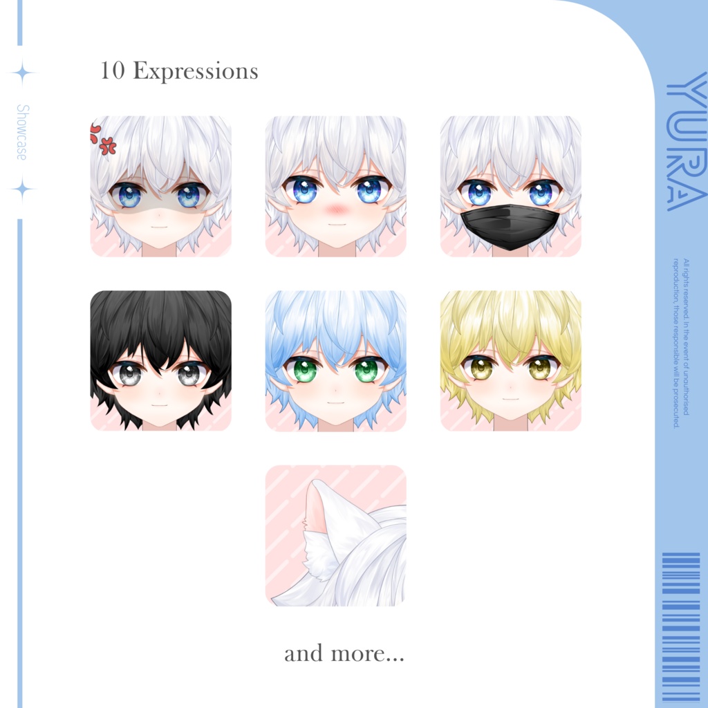 【Live2Dモデル】Little Boy Yura | 11 expressions