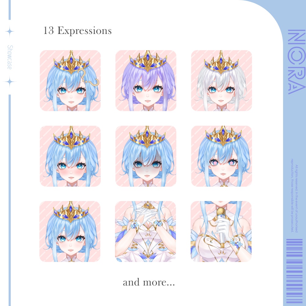 【Live2Dモデル】Nora | Over 13 expressions