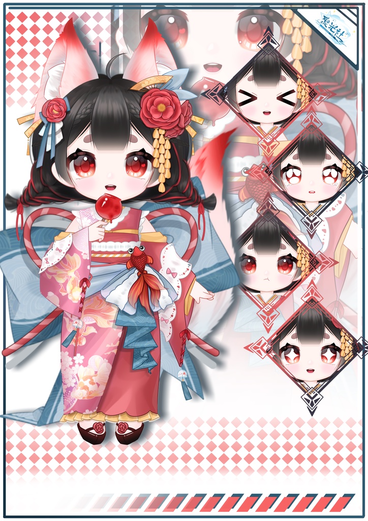 【Live2Dモデル】Minhu | Over 14 expressions