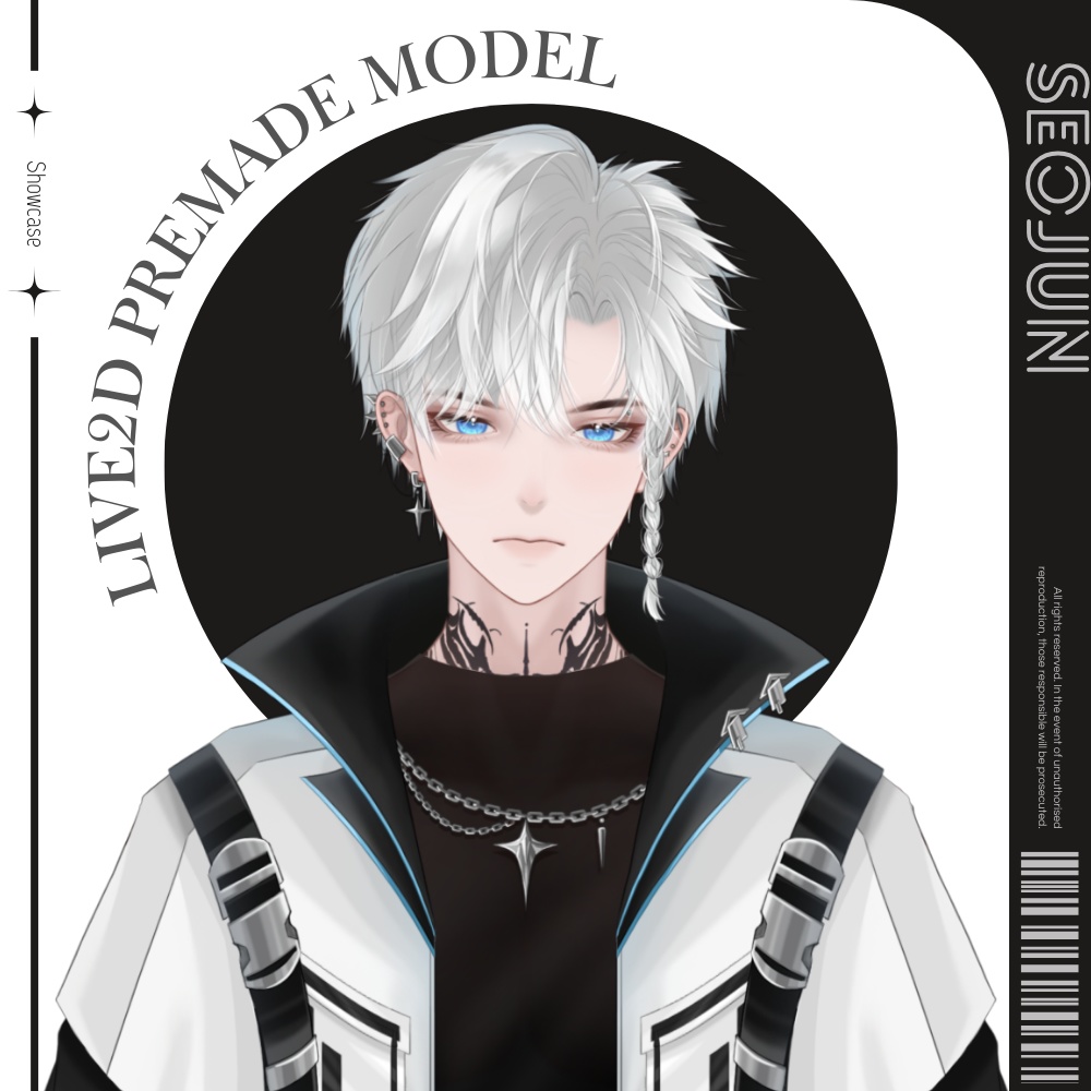 【Live2Dモデル】Seojun | Over 14 expressions | Public Premade Model