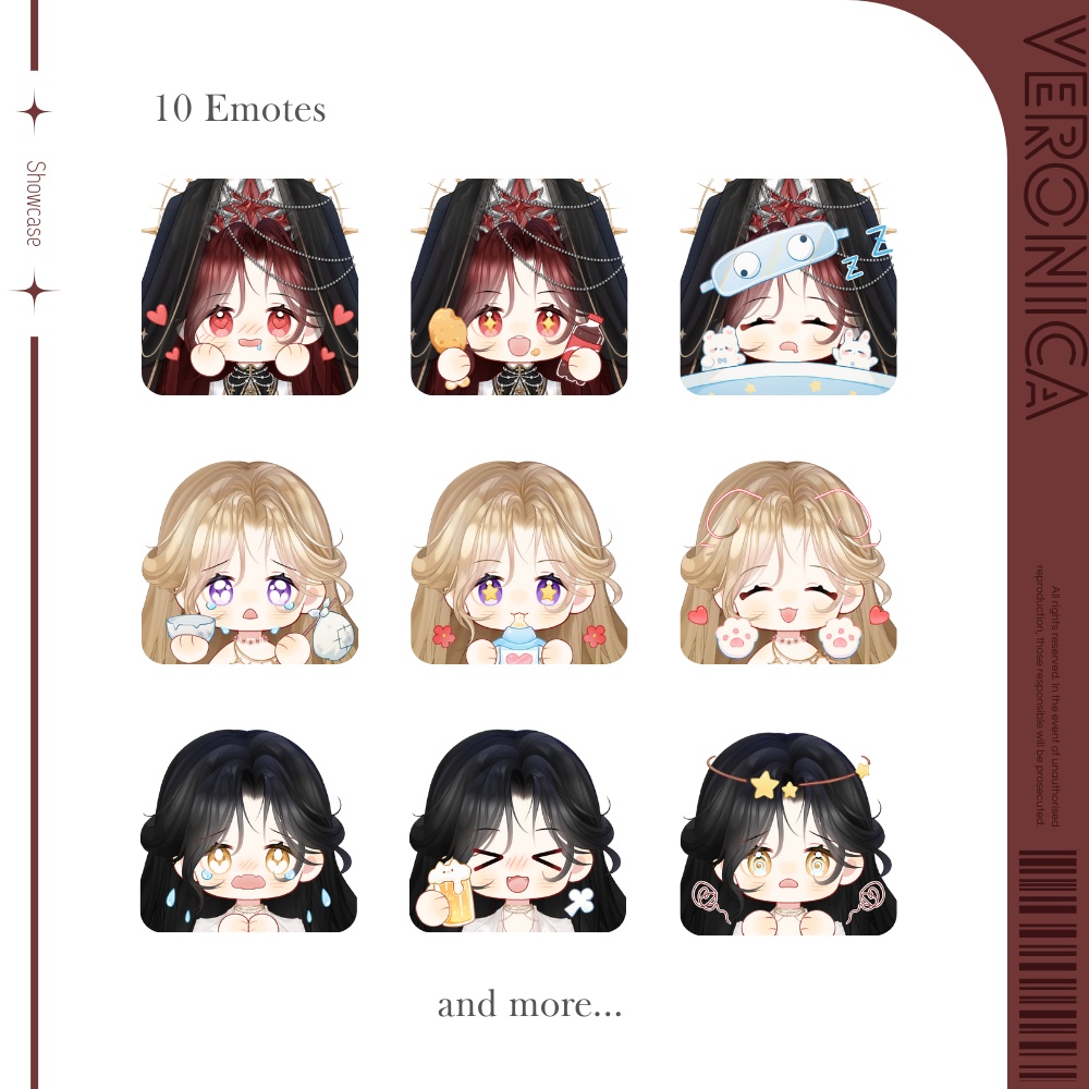 【Live2Dモデル】Veronica | Over 30 expressions | Public Premade Model