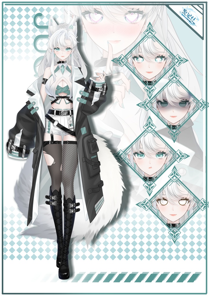 【Live2Dモデル】Baibai | Over 21 expressions | Public Premade Model