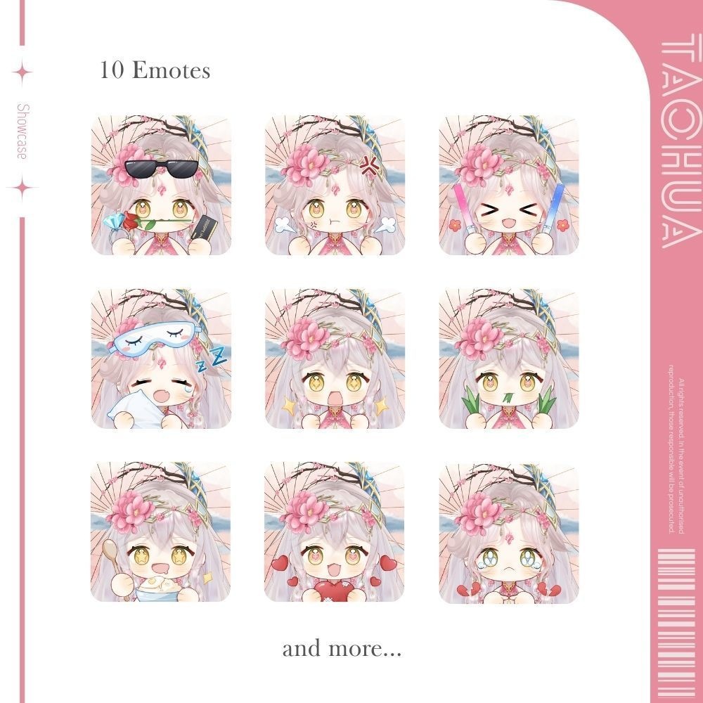 【Live2Dモデル】Taohua | Over 15 expressions | Public Premade Model