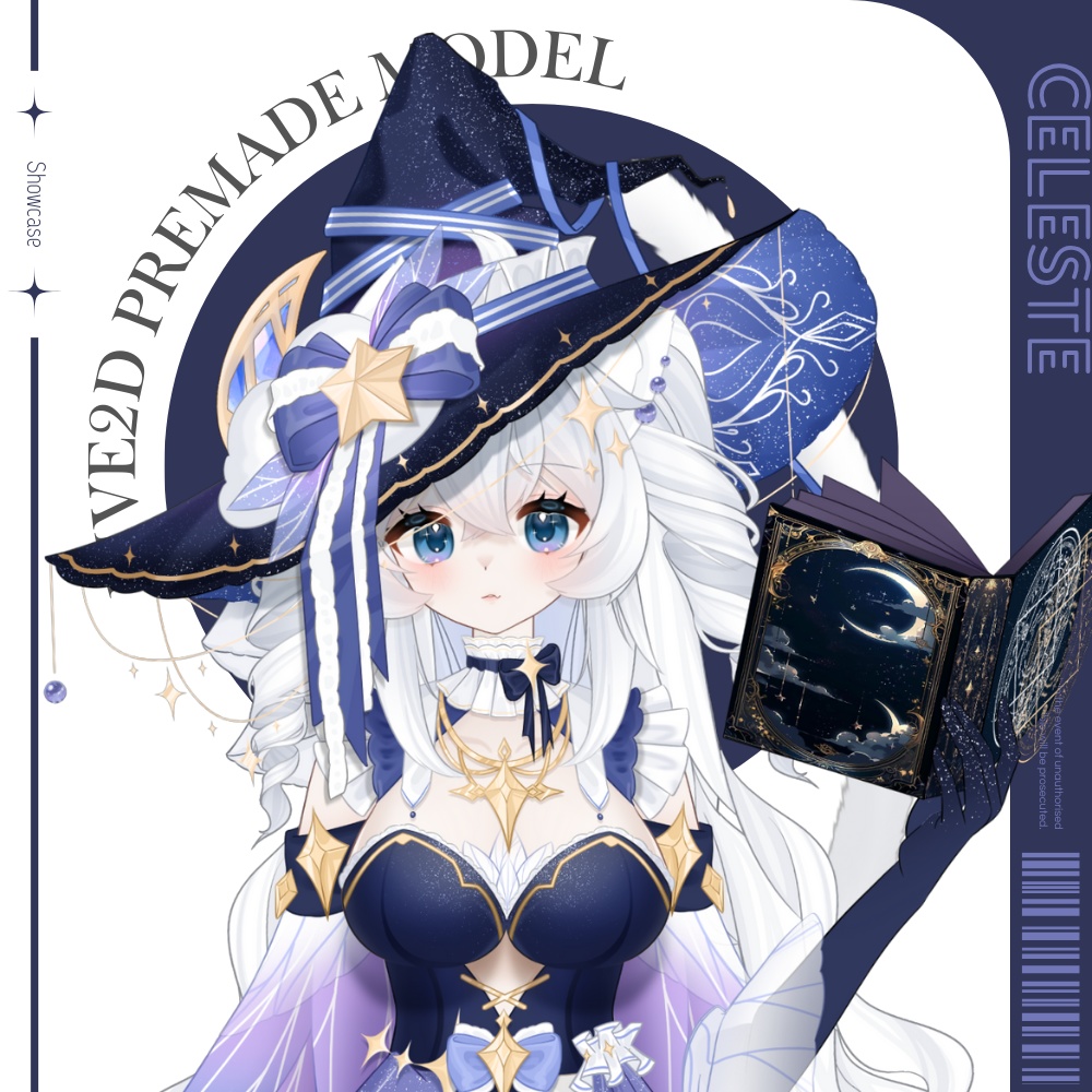 【Live2Dモデル】Celeste | Over 21 expressions | Public Premade Model