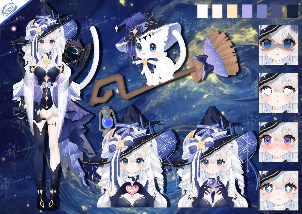 【Live2Dモデル】Celeste | Over 21 expressions | Public Premade Model